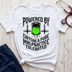Caffeine and Malpractice T-Shirt