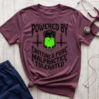 Caffeine and Malpractice T-Shirt