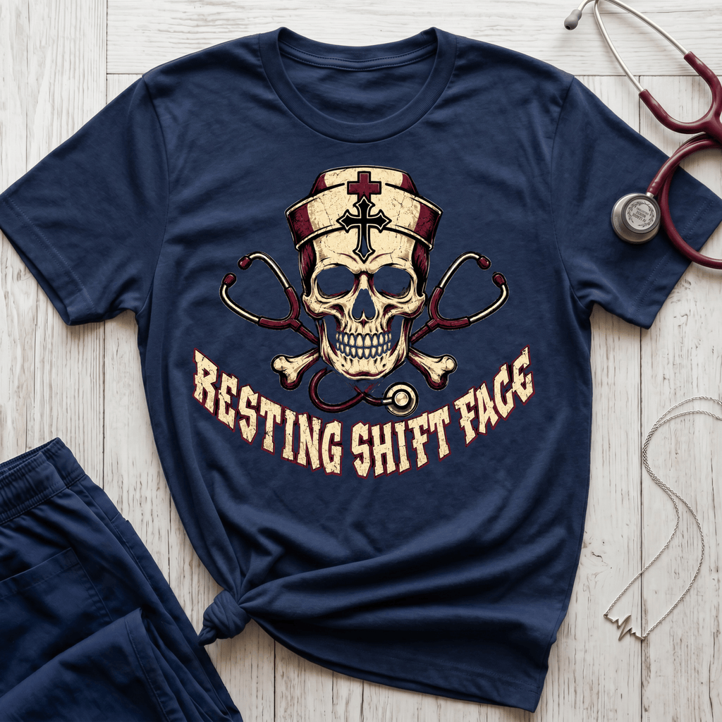 Resting Shift Face T-Shirt