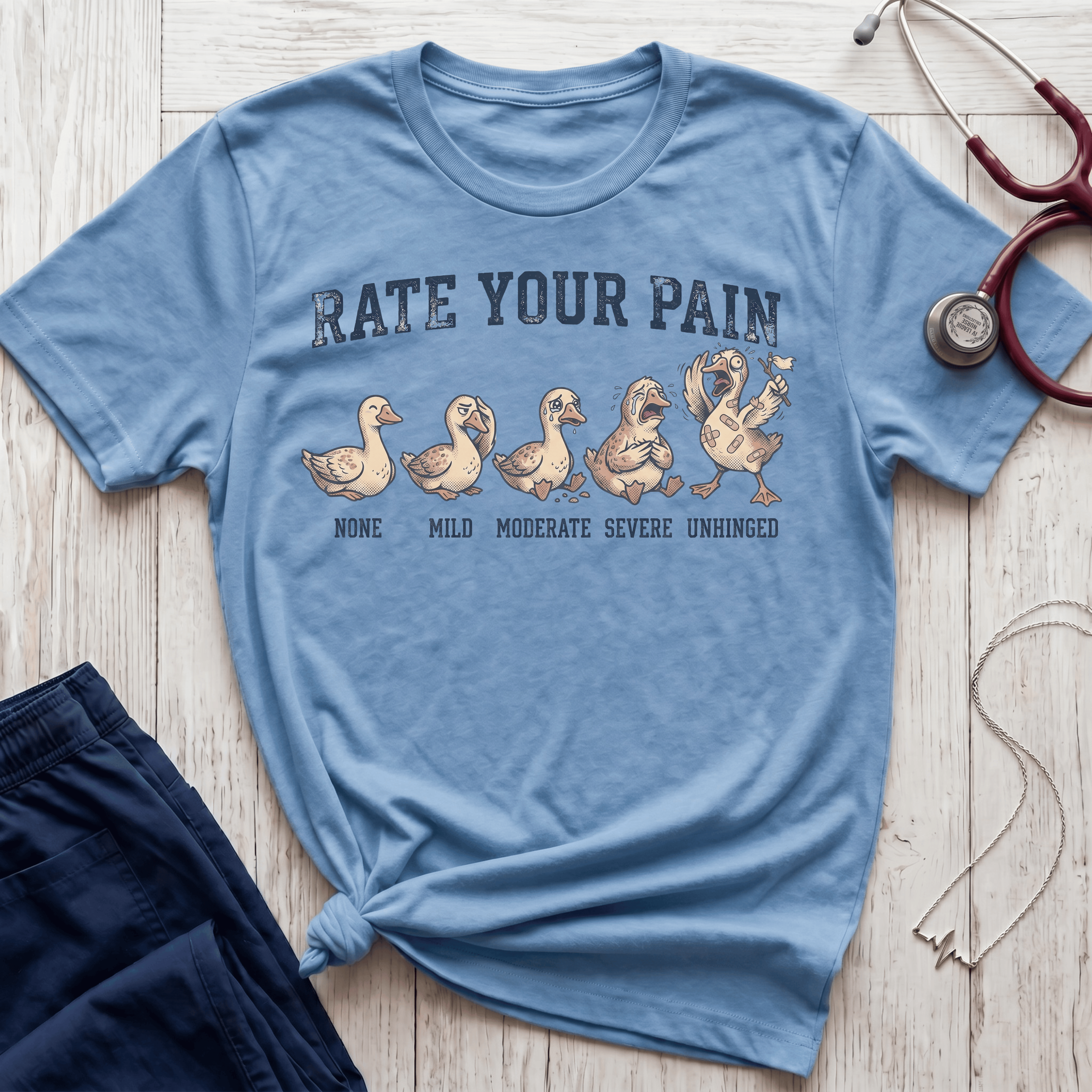 Rate Your Pain Goose T-Shirt