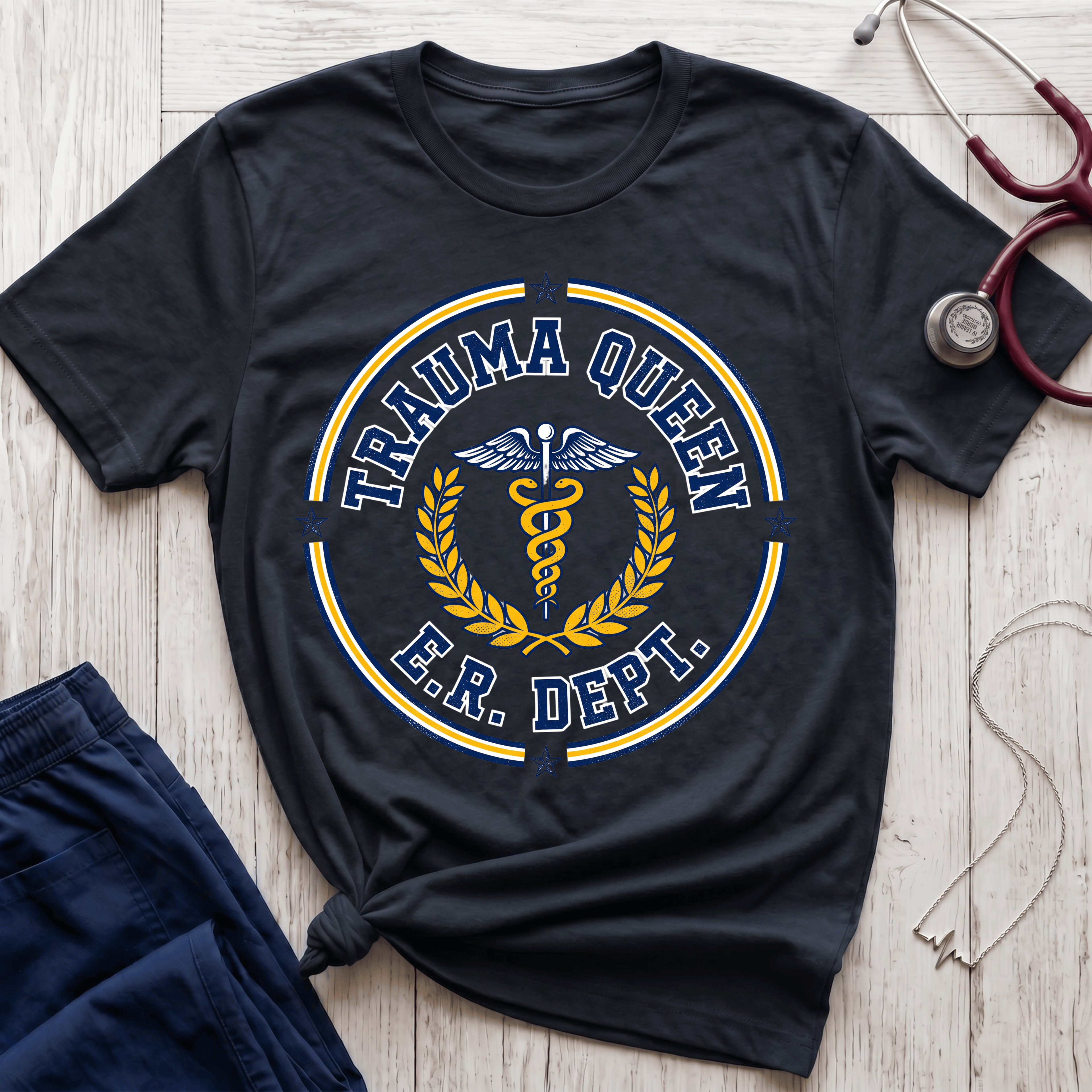 Trauma Queen Emblem T-Shirt