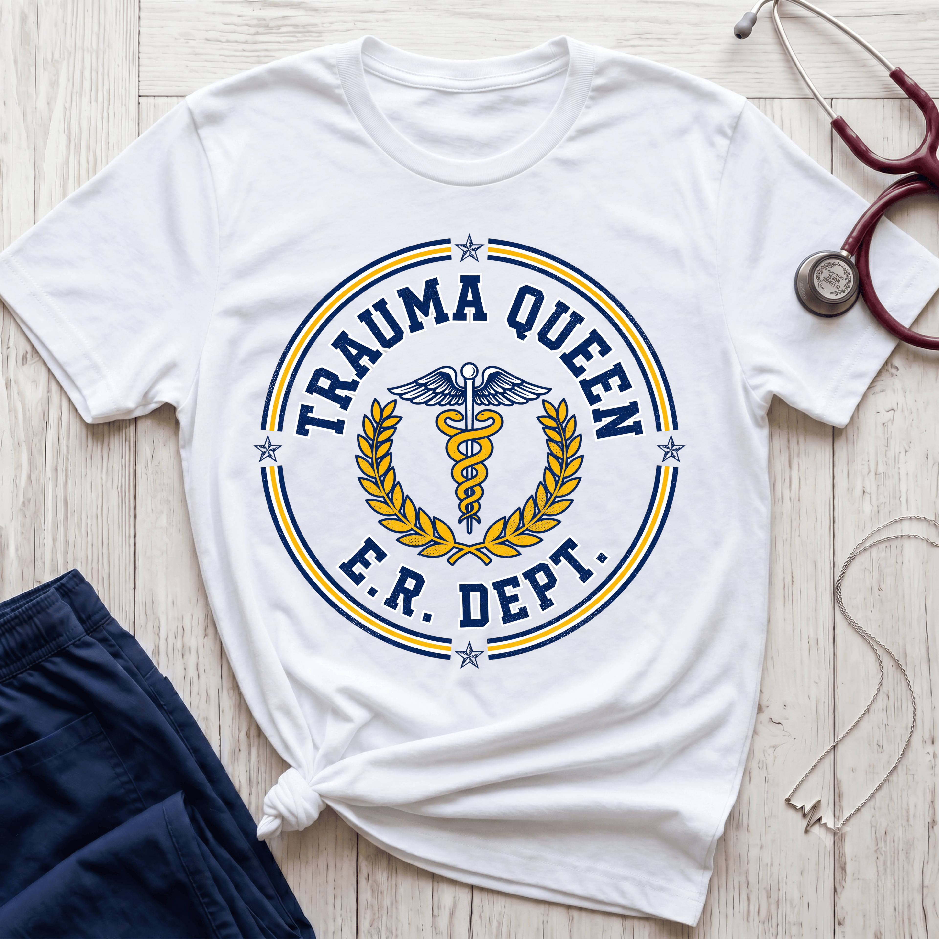 Trauma Queen Emblem T-Shirt