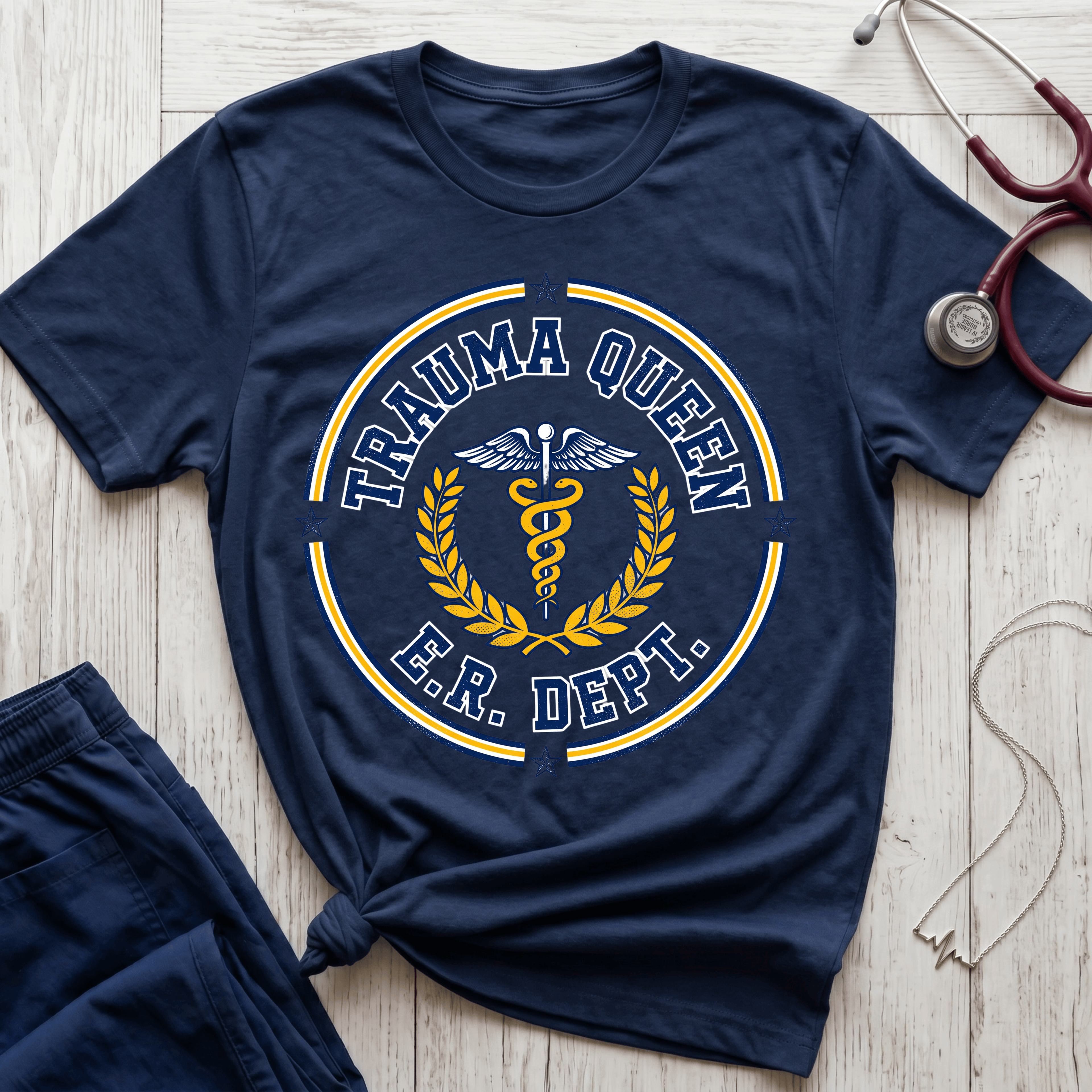 Trauma Queen Emblem T-Shirt