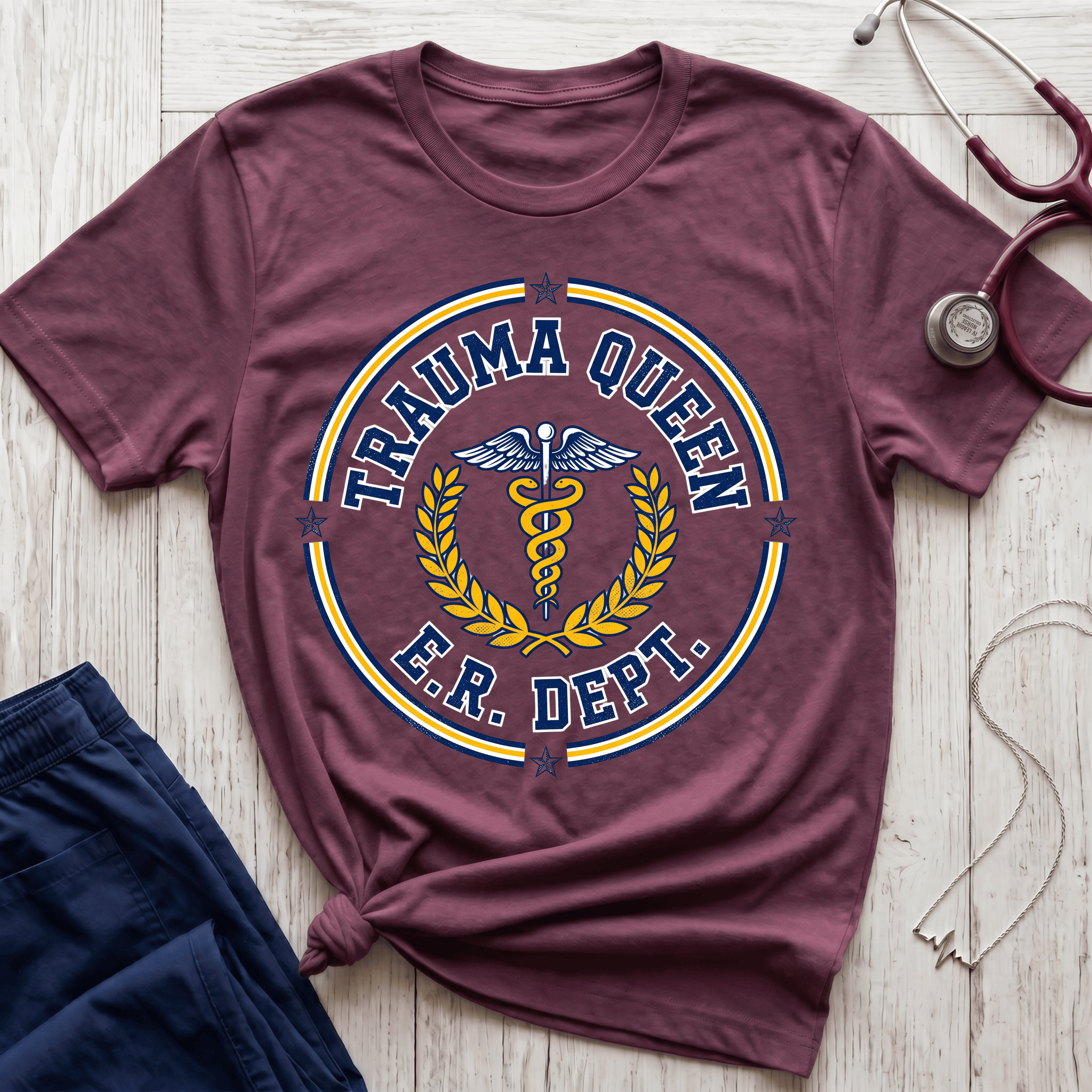 Trauma Queen Emblem T-Shirt
