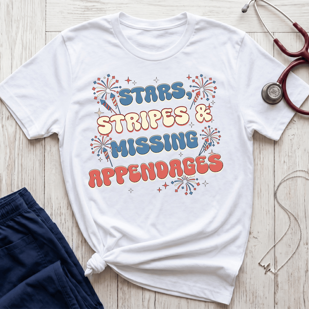 Stars Stripes and Missing Appendages T-Shirt