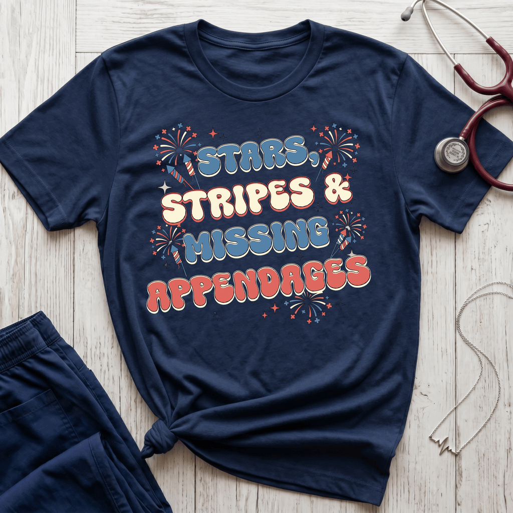 Stars Stripes and Missing Appendages T-Shirt