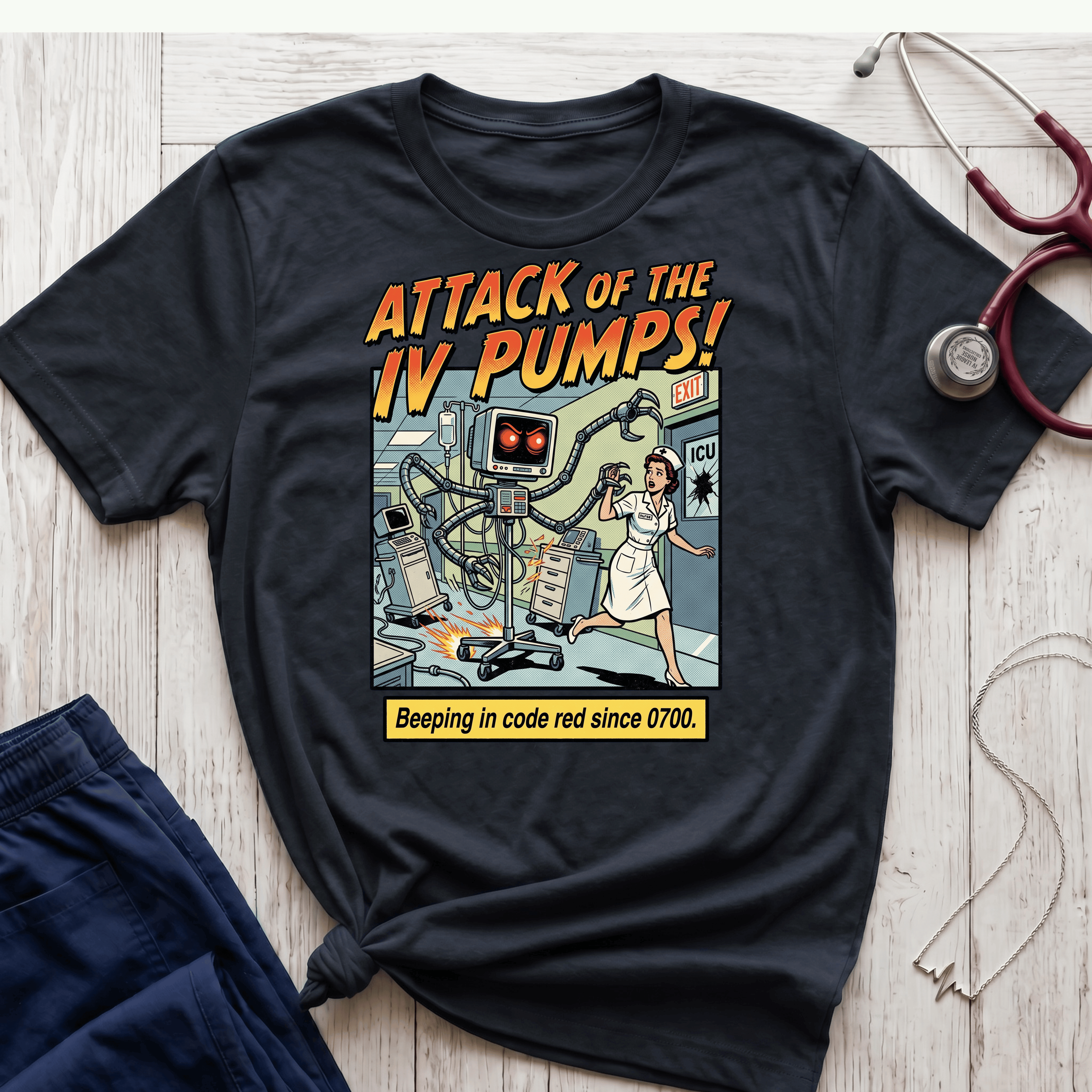 Attack of the IV Pumps T-Shirt