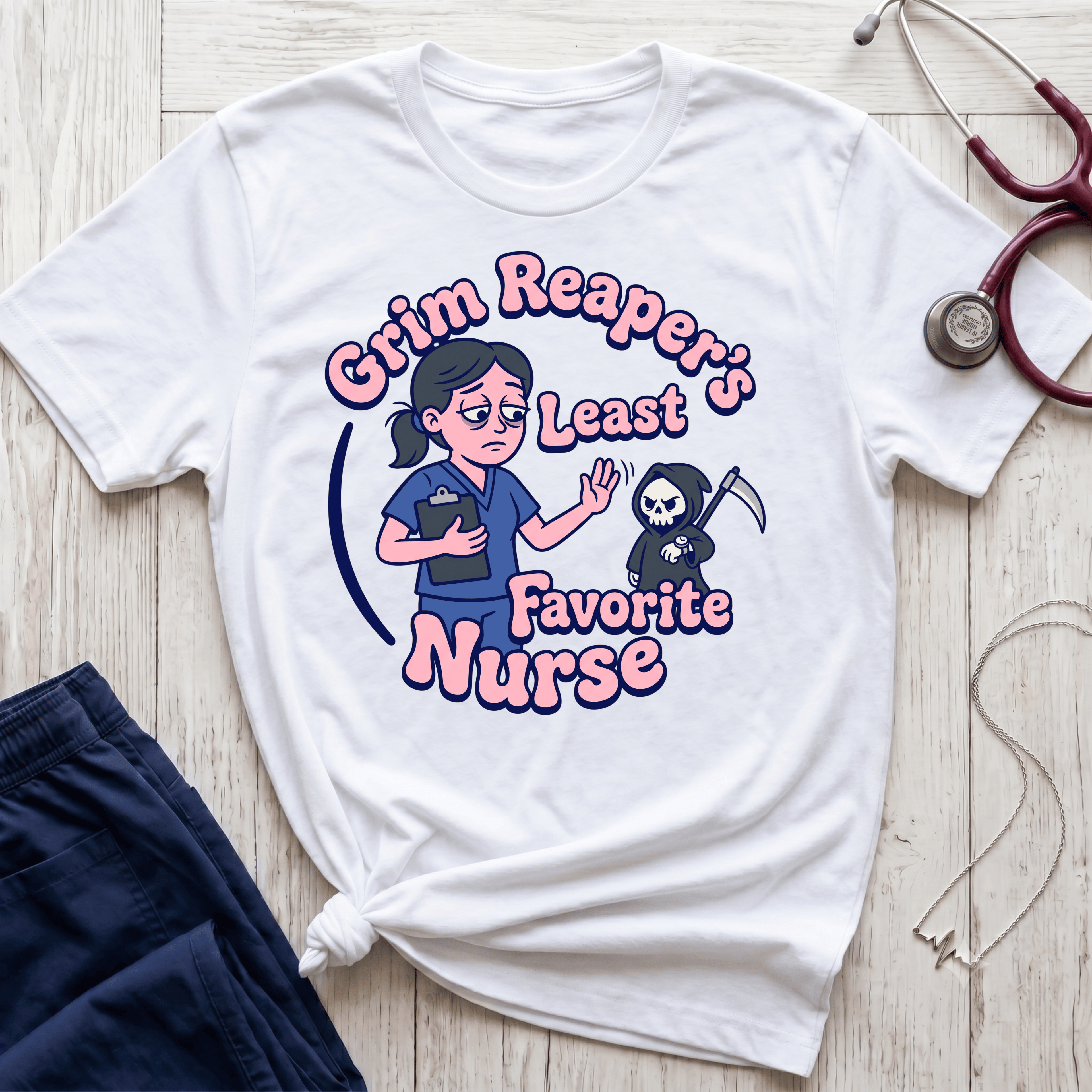 Grim Reaper's Least Favorite Nurse T-Shirt