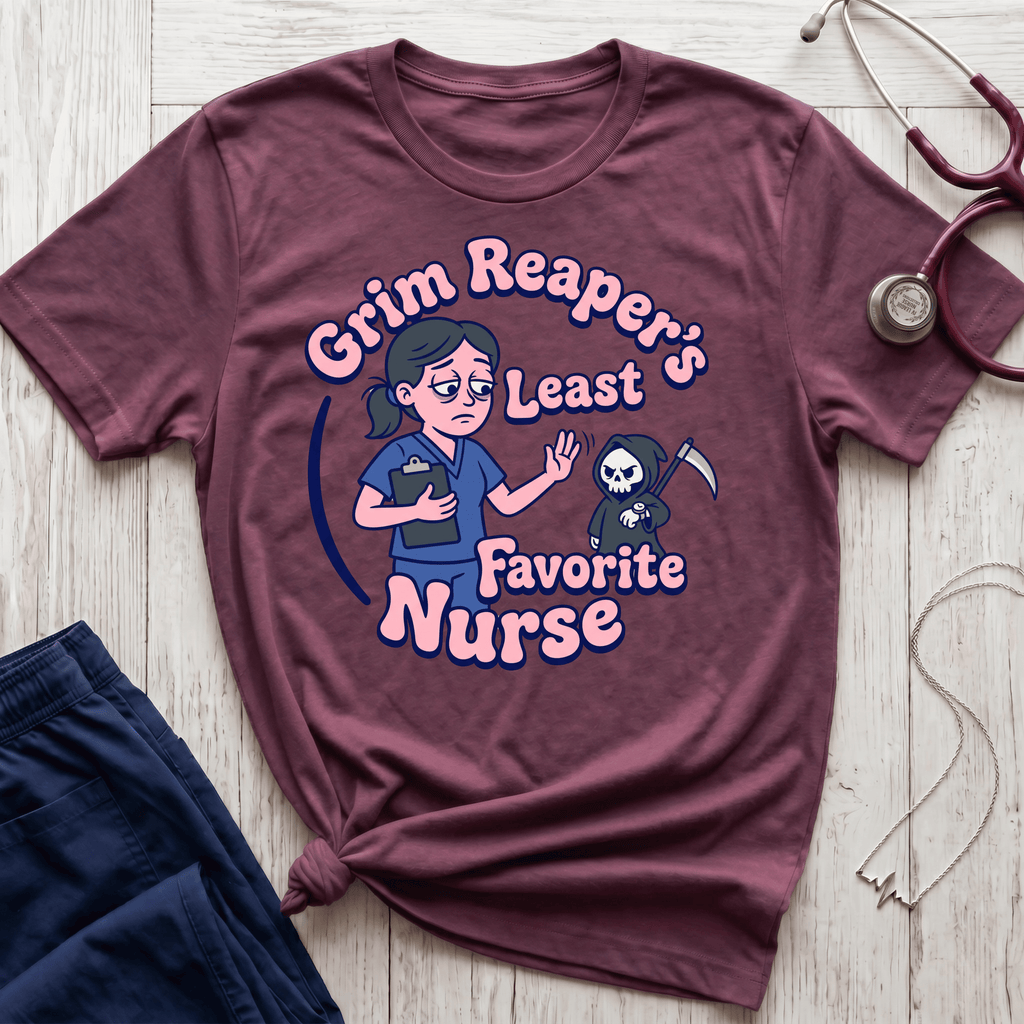 Grim Reaper's Least Favorite Nurse T-Shirt