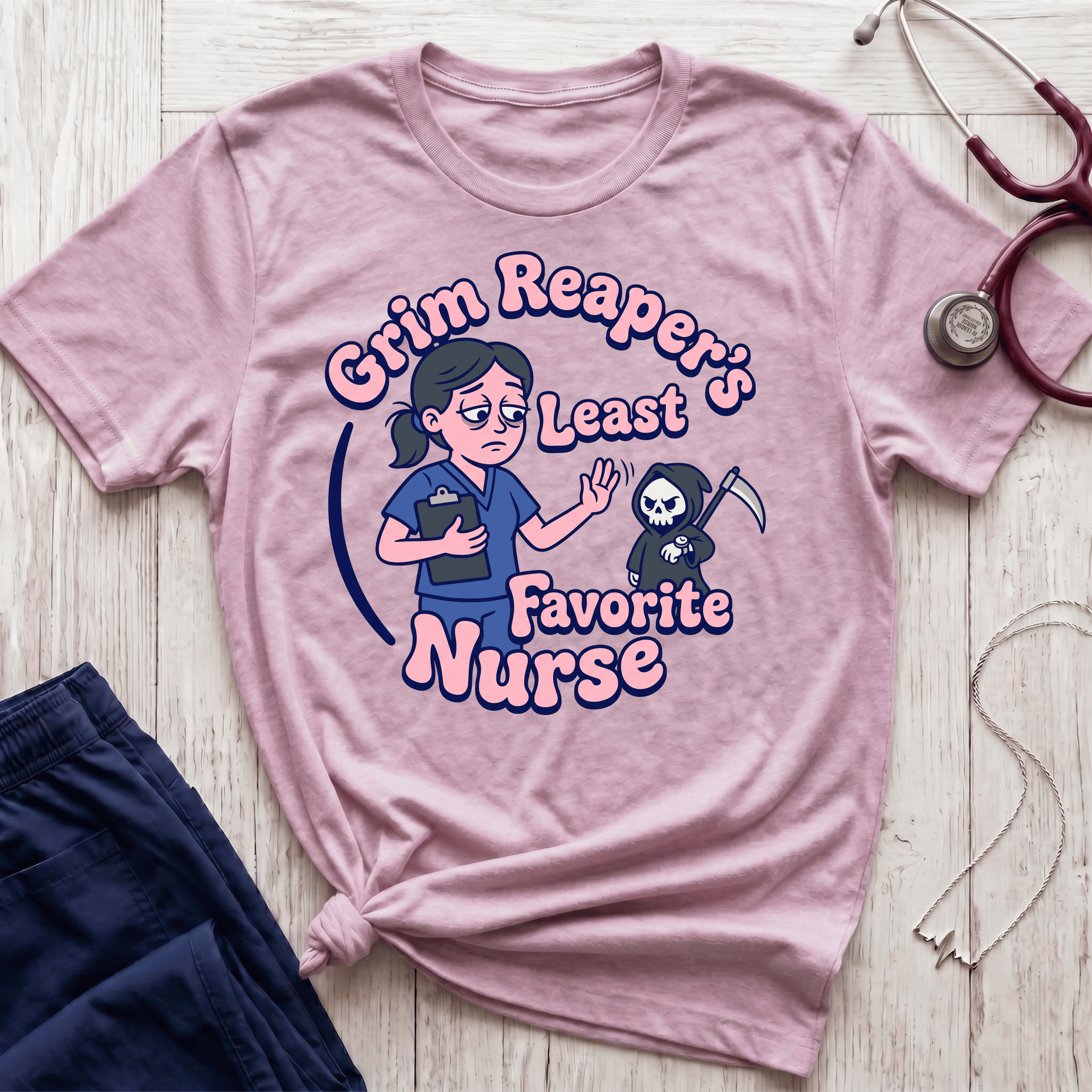 Grim Reaper's Least Favorite Nurse T-Shirt