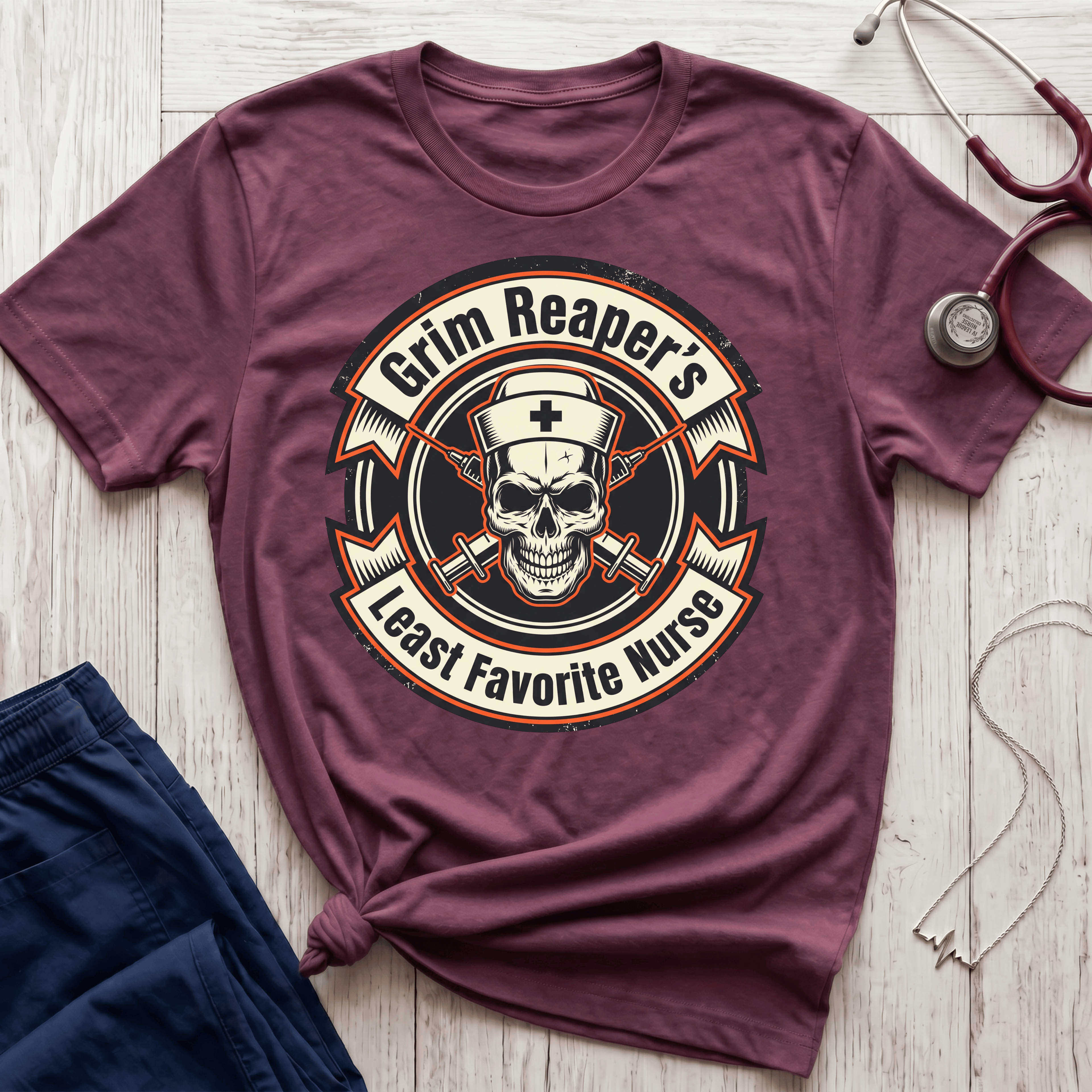 Grim Reaper Emblem T-Shirt