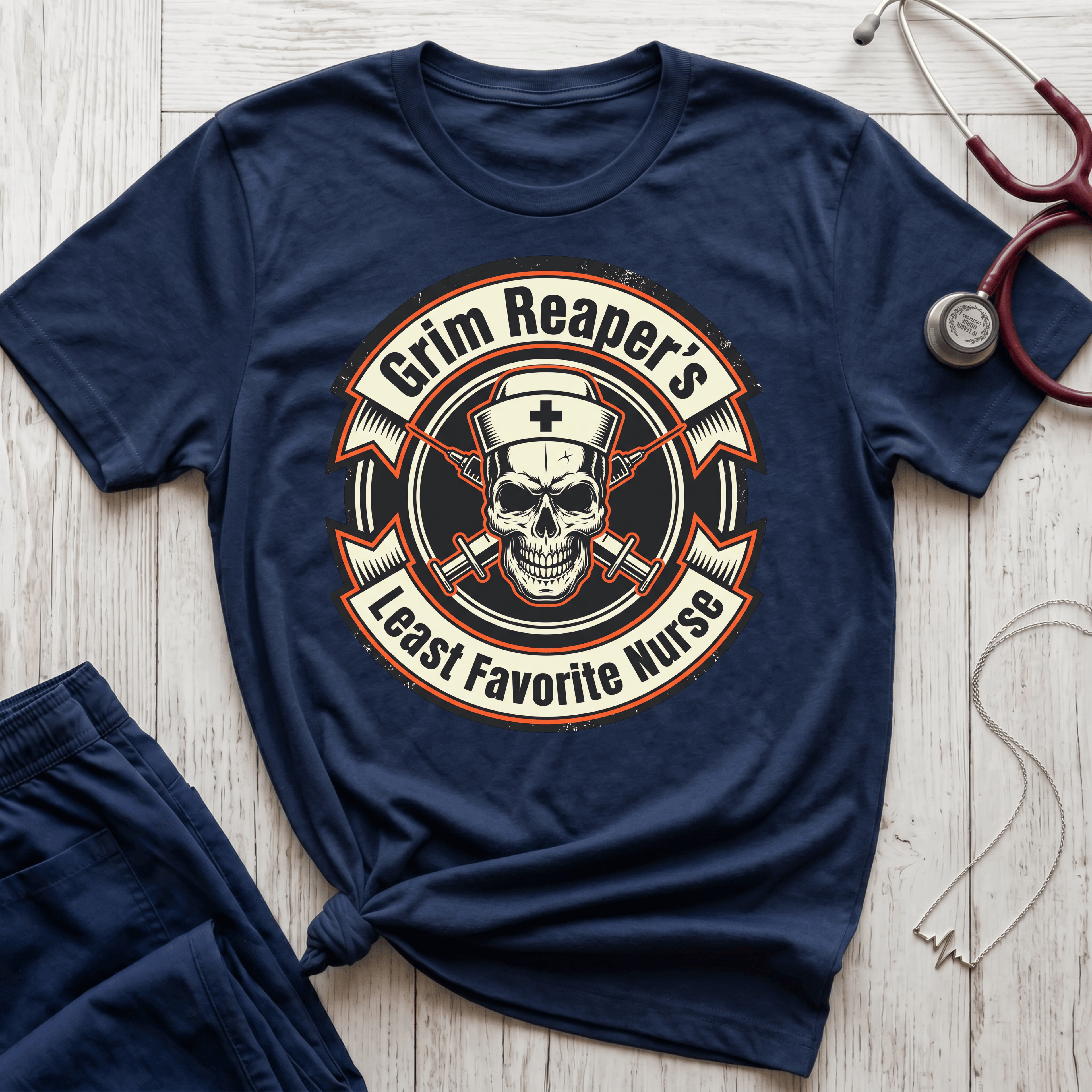 Grim Reaper Emblem T-Shirt