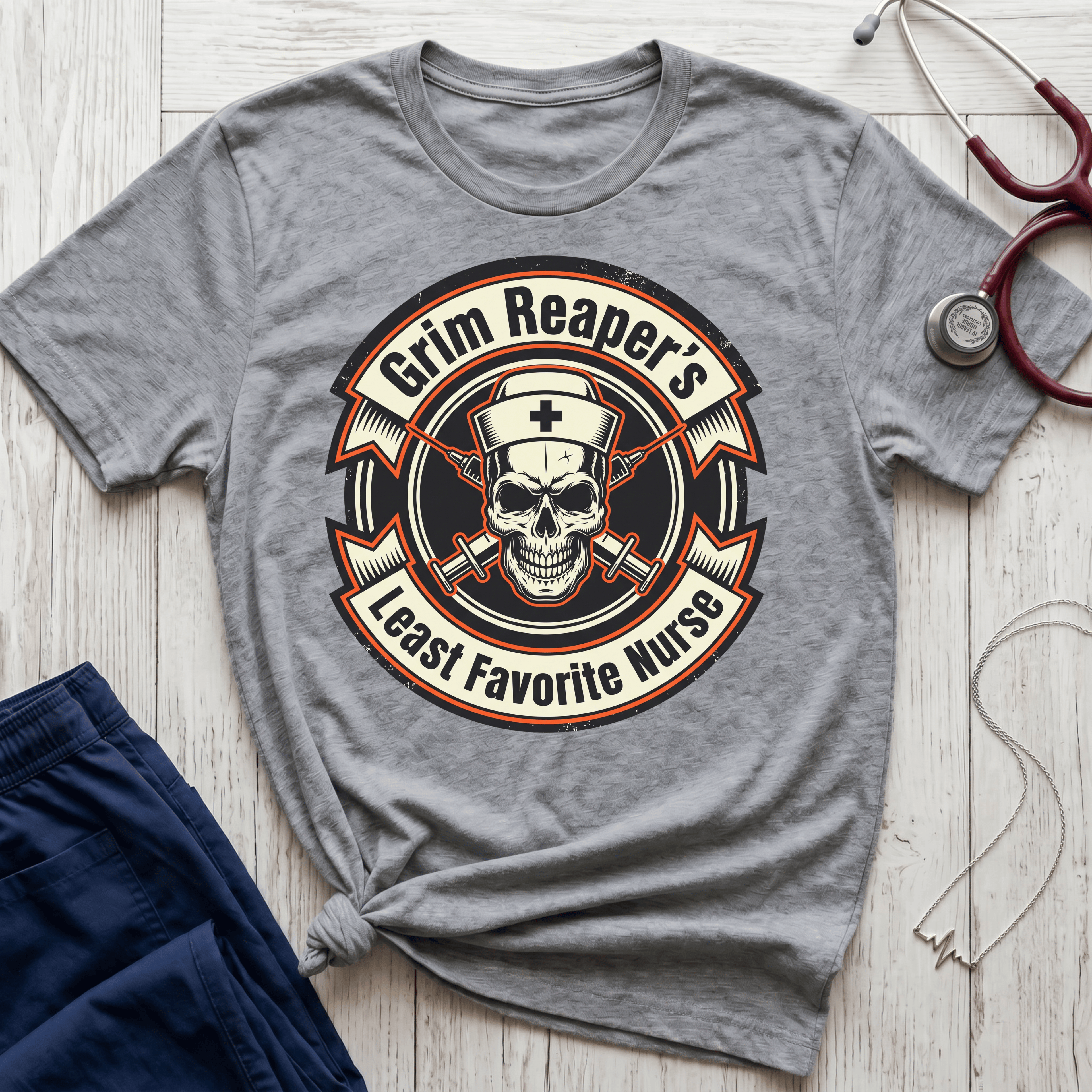 Grim Reaper Emblem T-Shirt