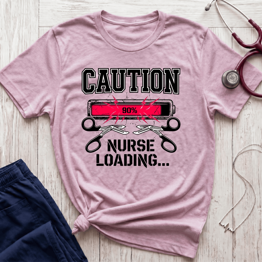 Caution Nurse Loading T-Shirt