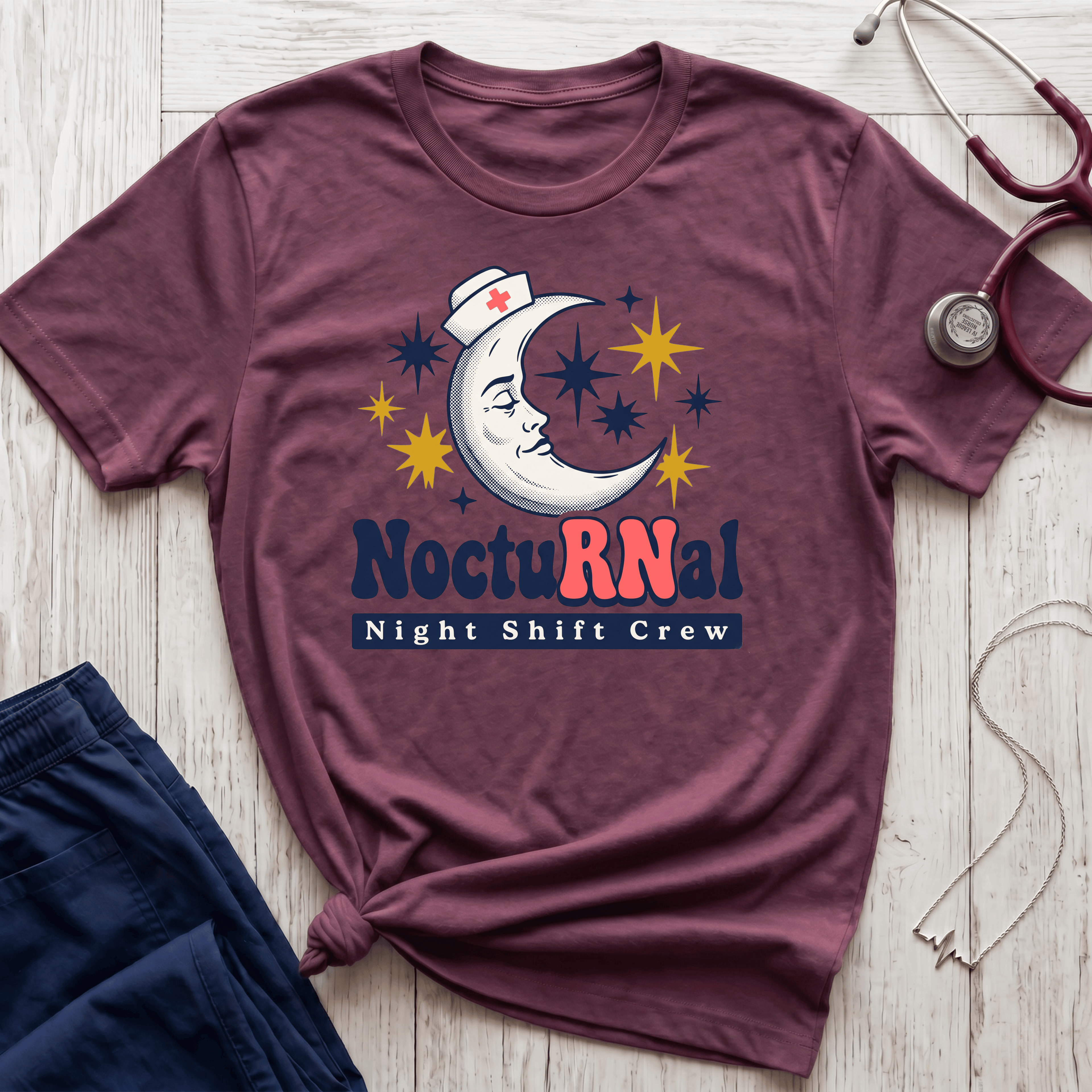 NoctuRNal Moon T-Shirt