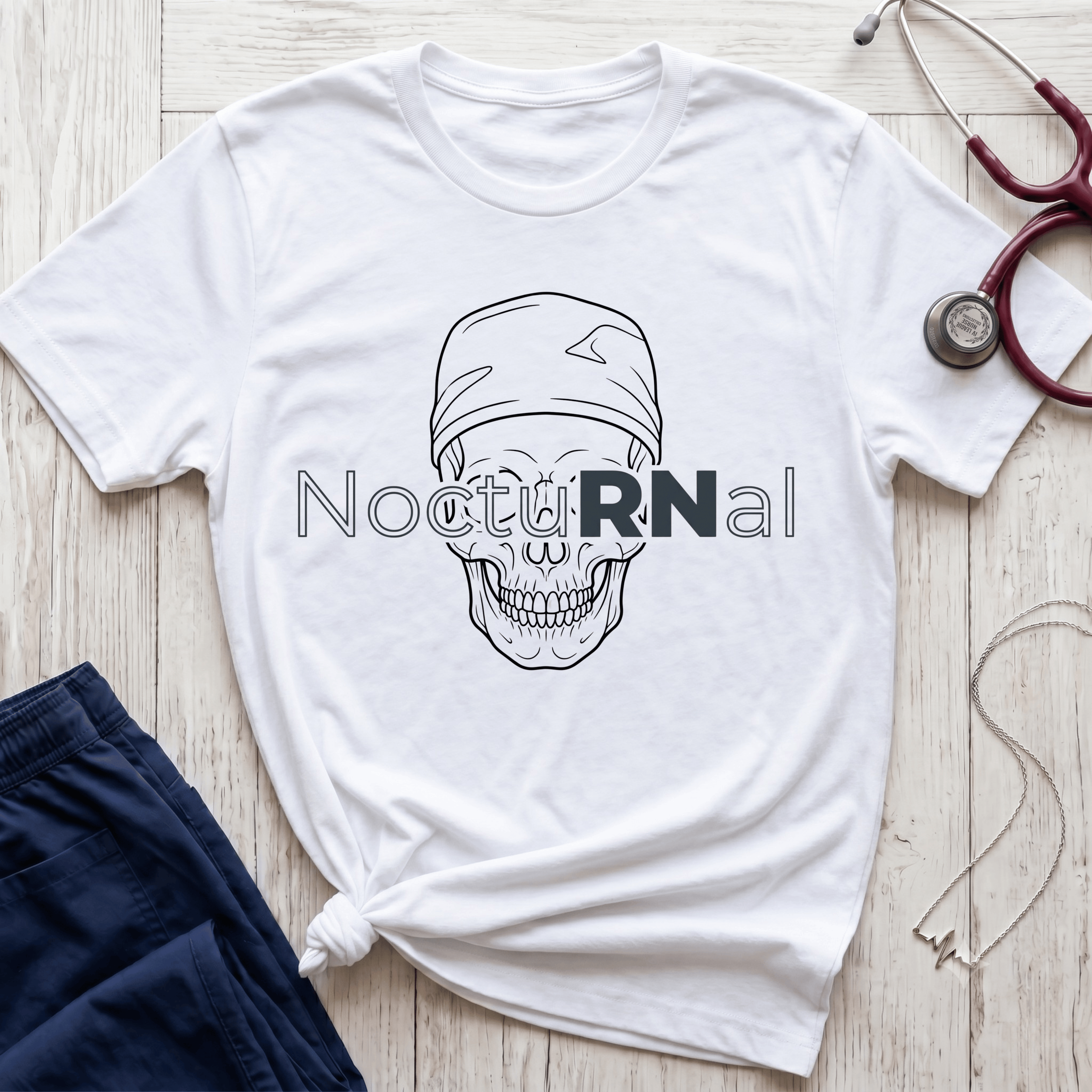 NoctuRNal Skull T-Shirt
