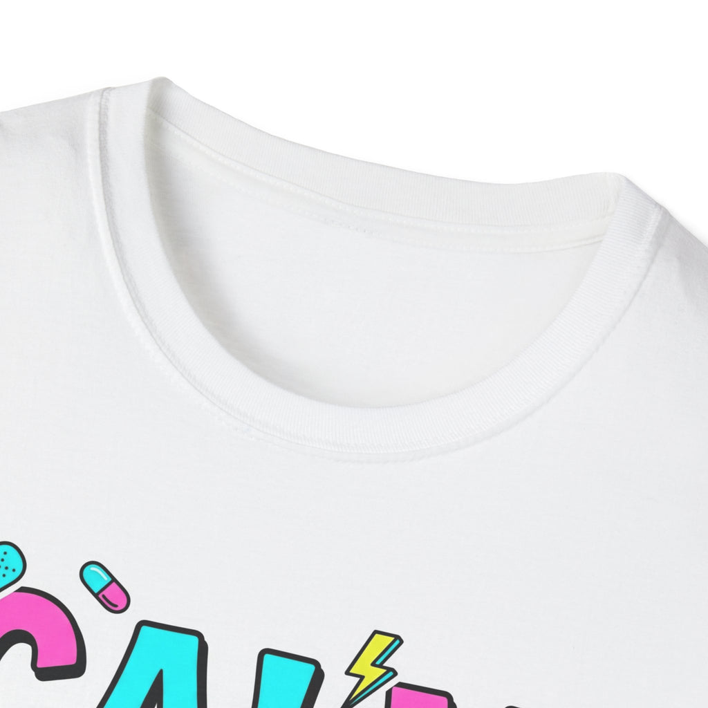 Calm Down Pink and Blue T-Shirt