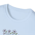 Cardiac Nurse floral Heart T-Shirt