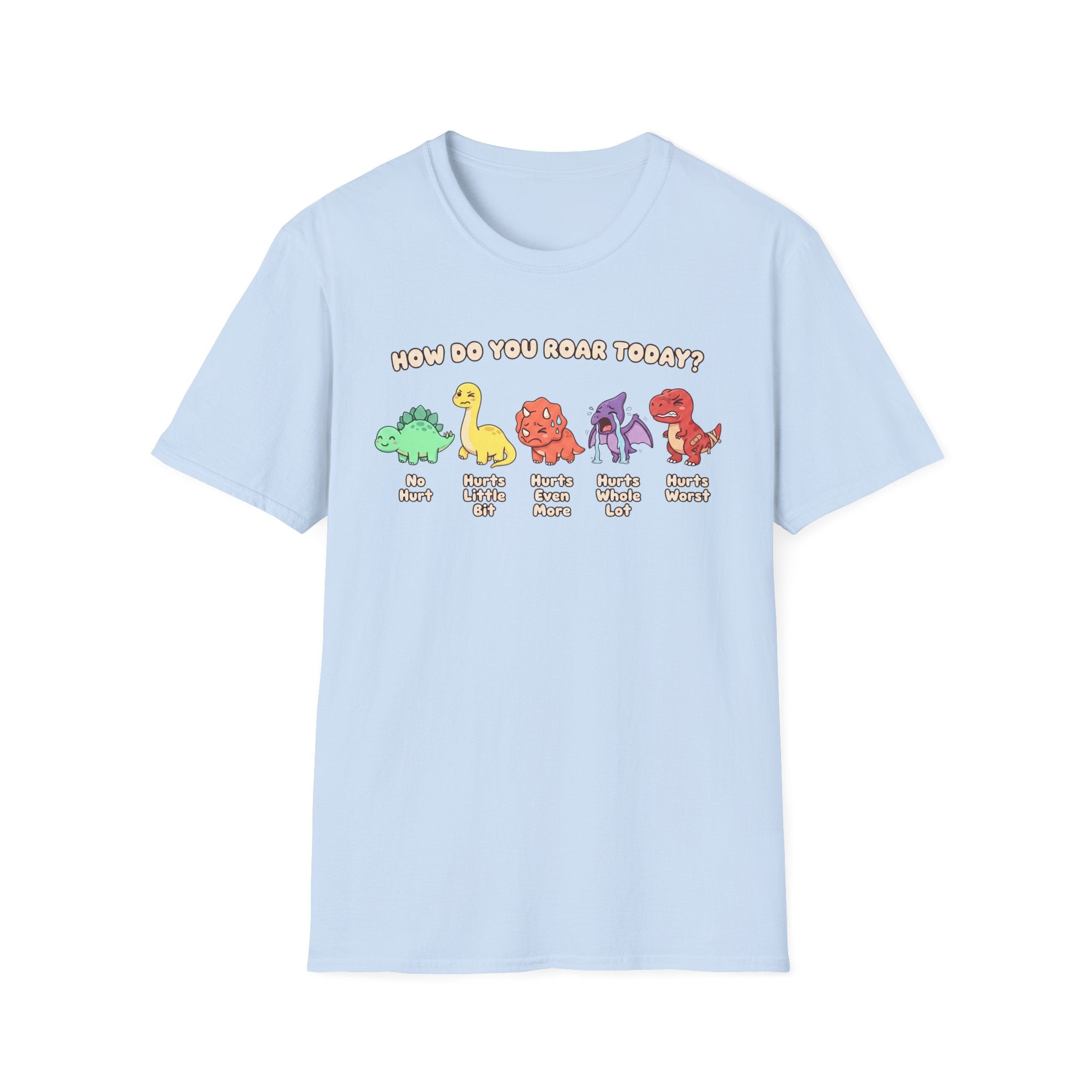 Dinosaur Pain Scale T-Shirt