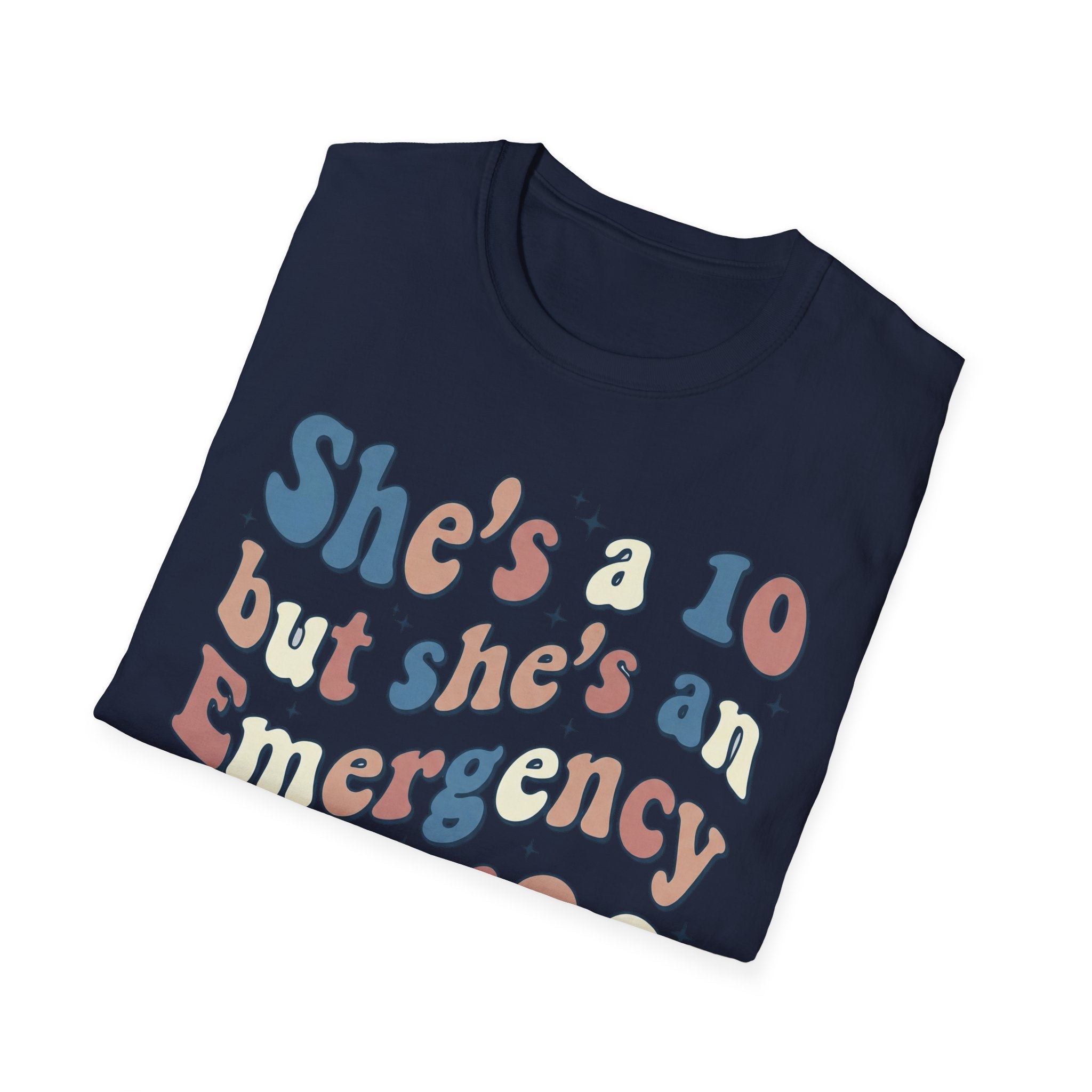 She's a 10 Emergency Nurse Sparkle T-Shirt