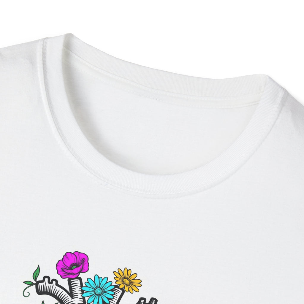 Bright Floral Heart T-Shirt