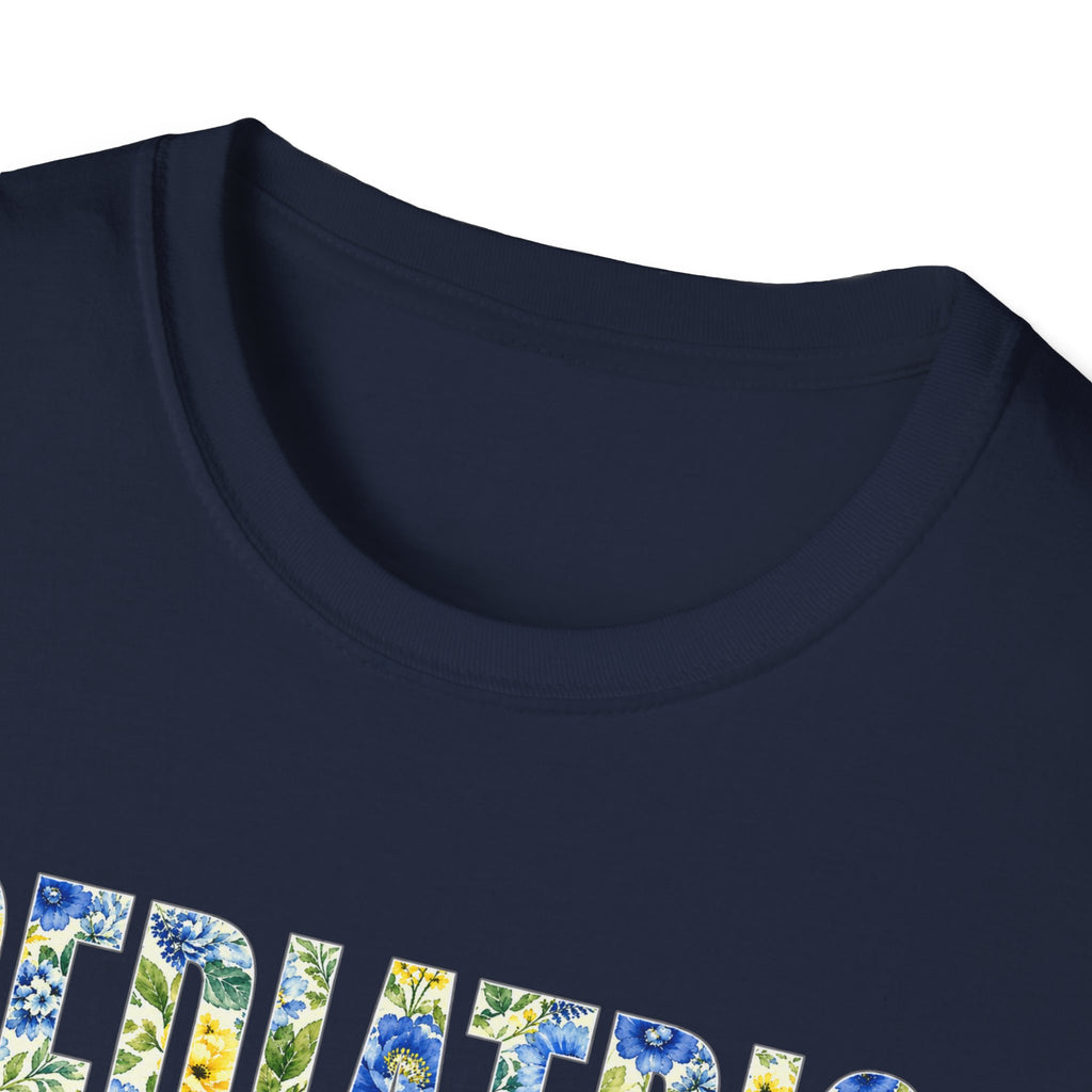 Pediatric Medicine Floral T-Shirt