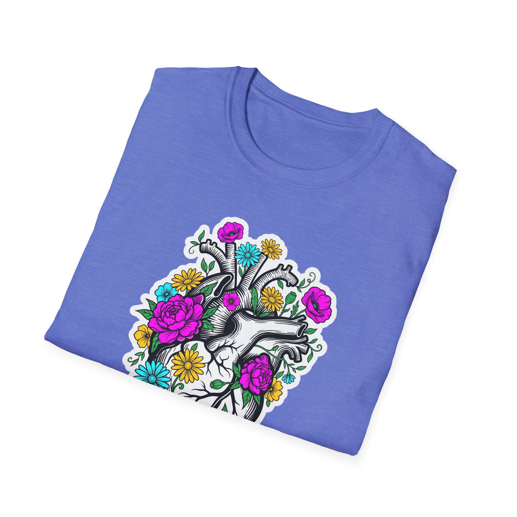 Bright Floral Heart T-Shirt