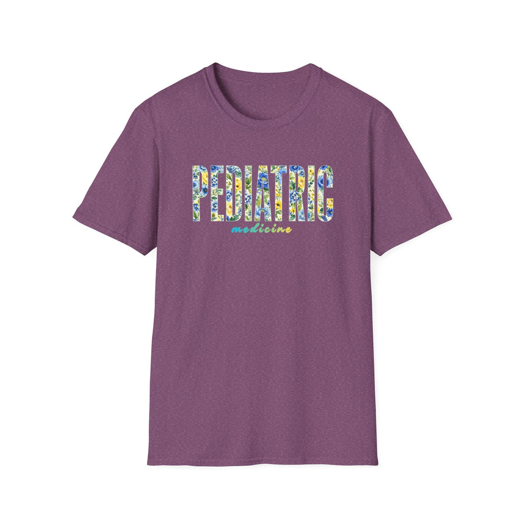 Pediatric Medicine Floral T-Shirt