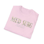Med Surg Nurse Floral T-Shirt