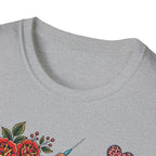 Fun Rainbow Cheetah Nurse T-Shirt