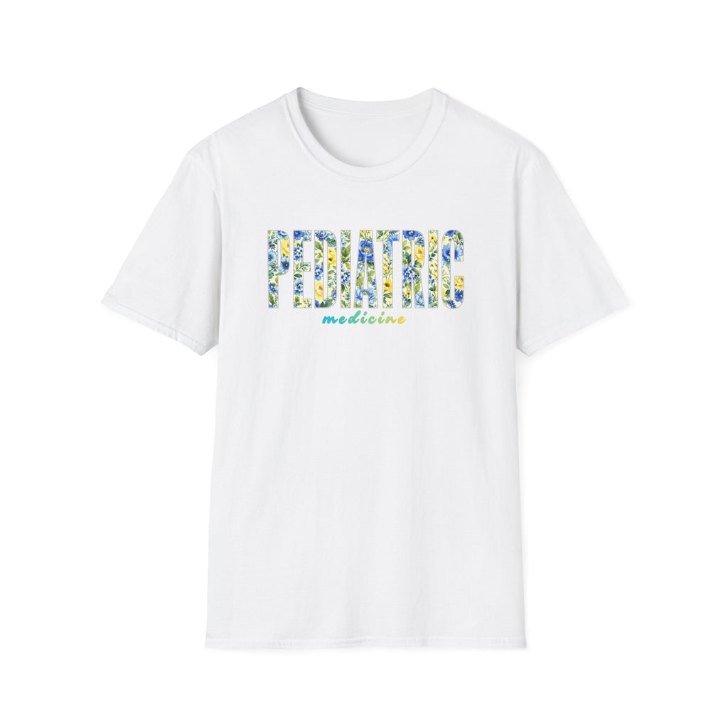 Pediatric Medicine Floral T-Shirt
