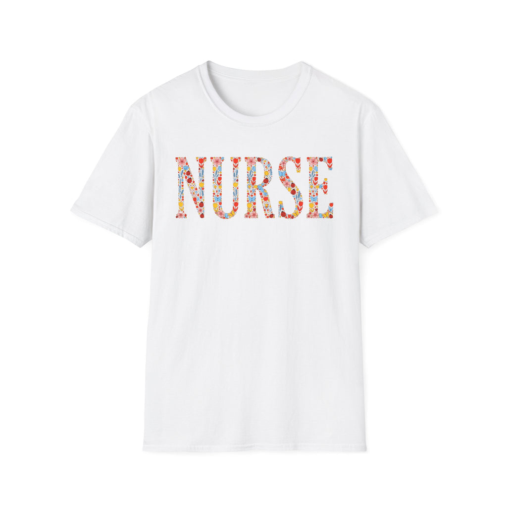 Ladybug Floral Nurse T-Shirt