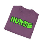 Neon Green Graffiti Nurse T-Shirt