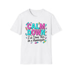 Calm Down Pink and Blue T-Shirt