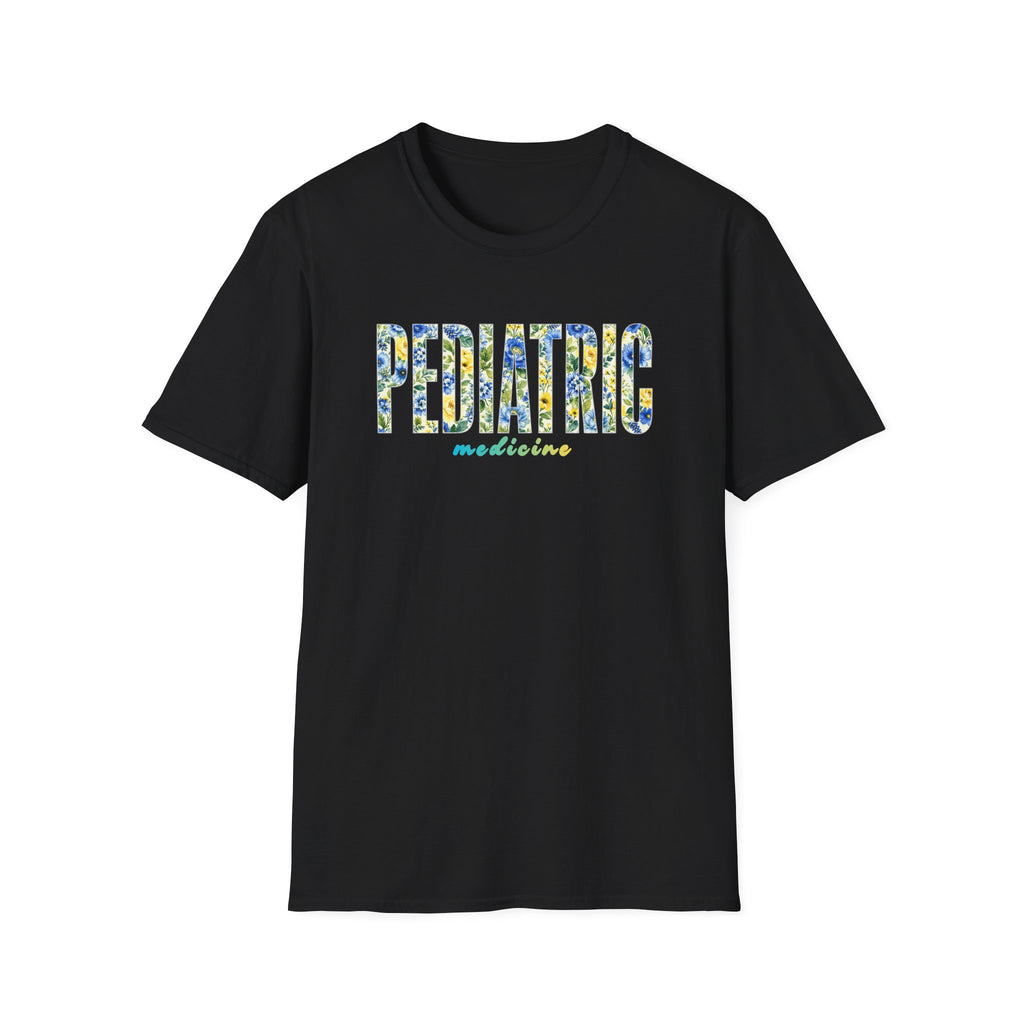 Pediatric Medicine Floral T-Shirt