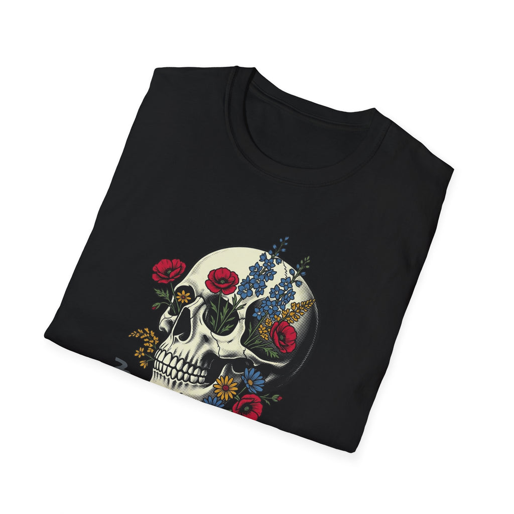Neuro Nurse Floral Skull T-Shirt