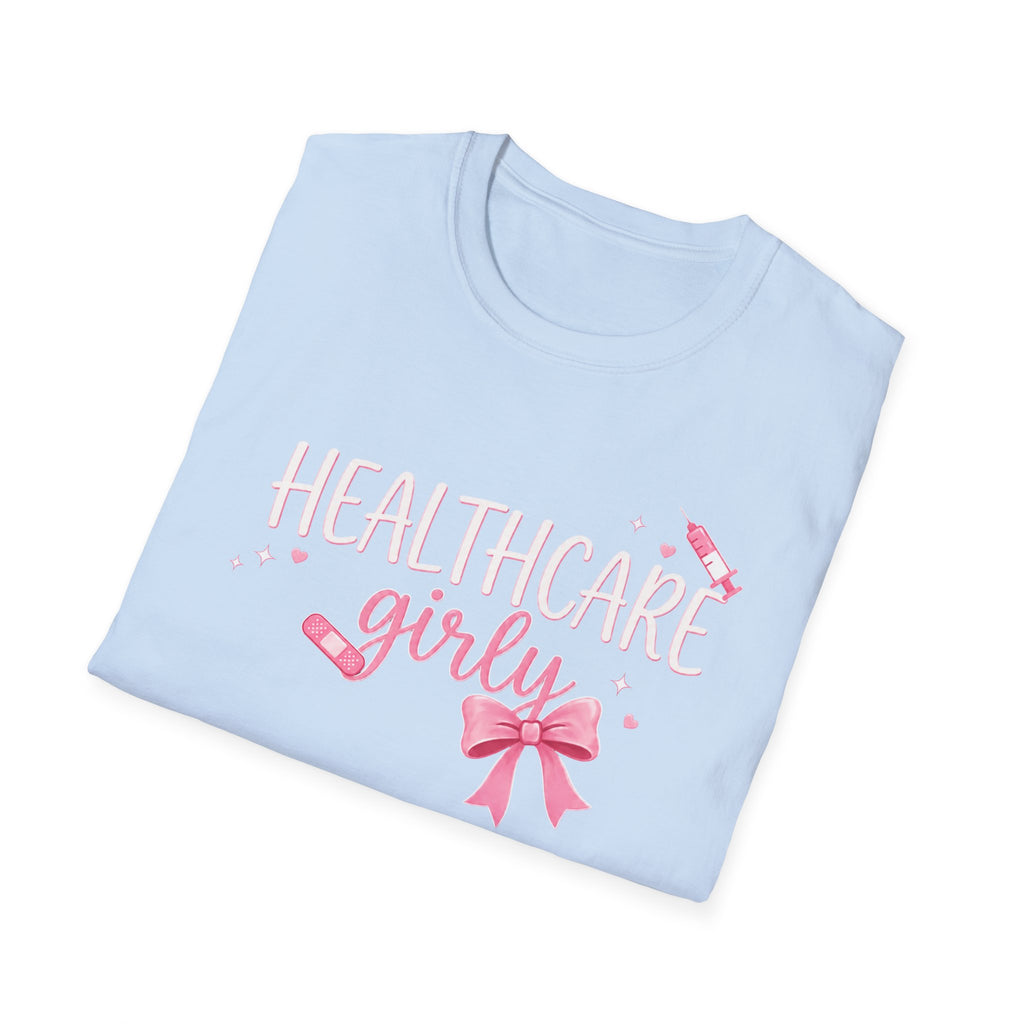 Pink Healthcare Girly T-Shirt