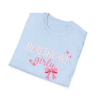 Pink Healthcare Girly T-Shirt