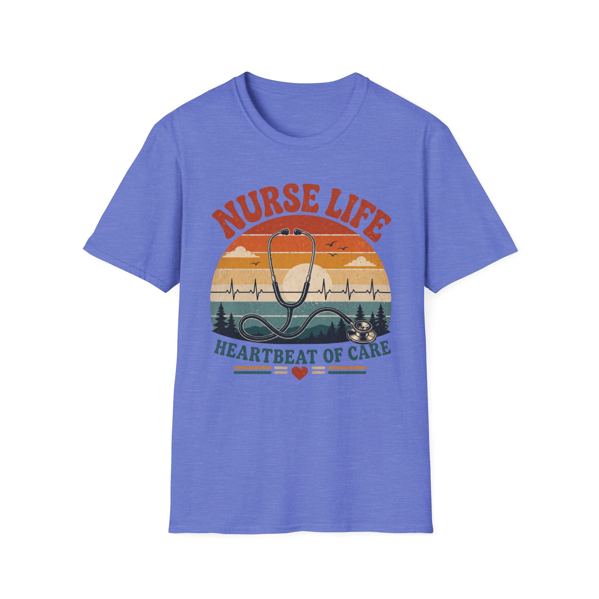 Nurse Life Vintage Sunset T-Shirt