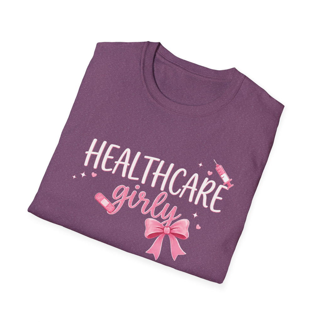 Pink Healthcare Girly T-Shirt