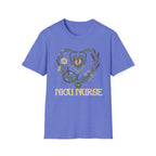 NICU Nurse Floral Stethoscope T-Shirt
