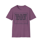 Zombie Apocalypse Notice T-Shirt