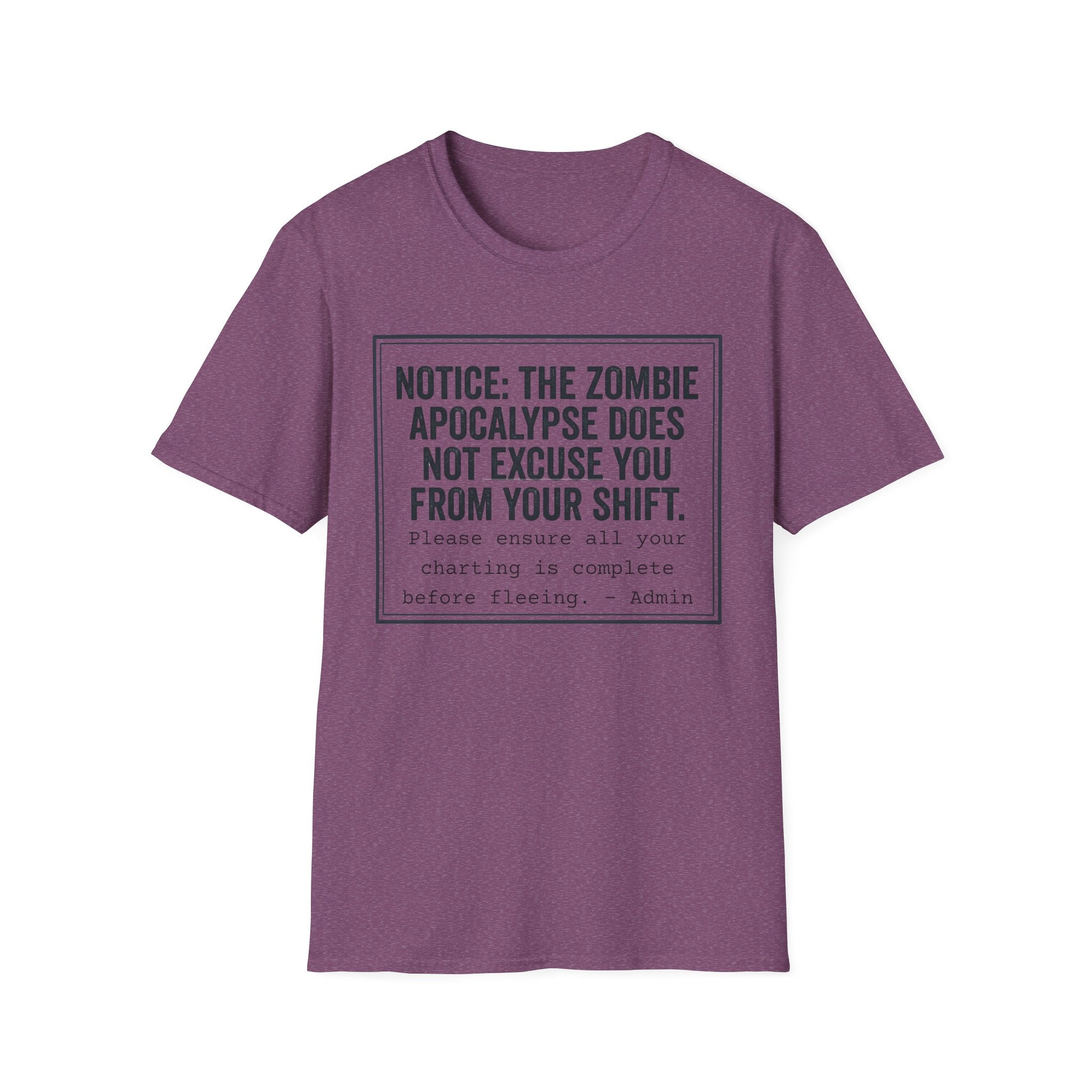 Zombie Apocalypse Notice T-Shirt