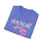 Pink Healthcare Girly T-Shirt
