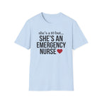 She's a 10 Emergency Nurse Heart Dark T-Shirt