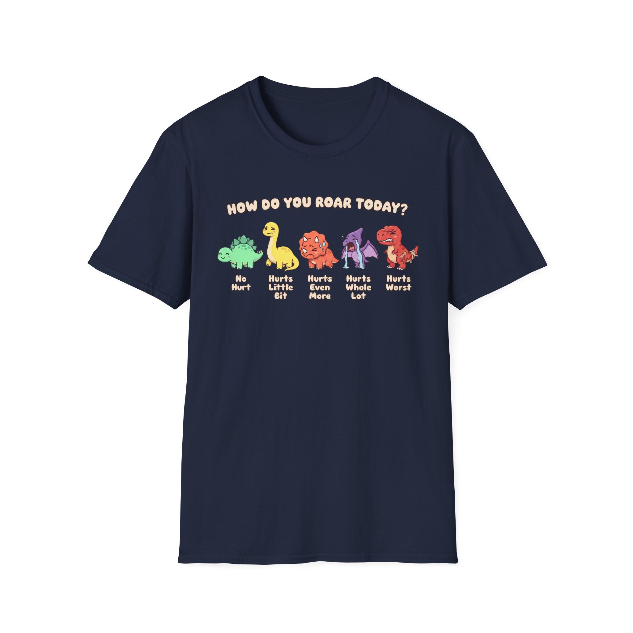 Dinosaur Pain Scale T-Shirt