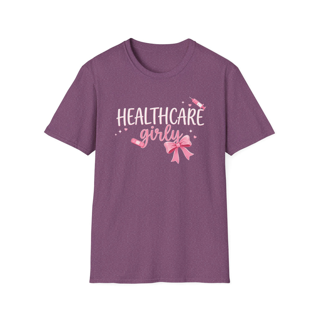 Pink Healthcare Girly T-Shirt