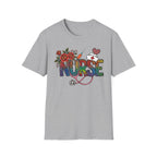 Fun Rainbow Cheetah Nurse T-Shirt