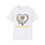 NICU Nurse Floral Stethoscope T-Shirt