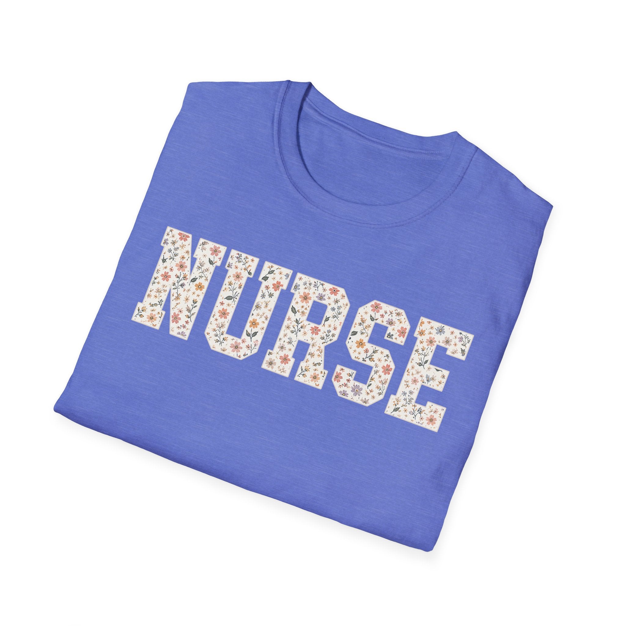 Varsity Floral Nurse T-Shirt